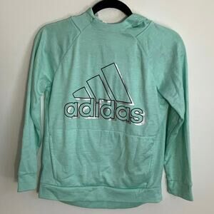 Adidas‎ Mint Green Hoodie girls large